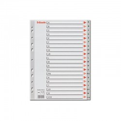 Divisori in ppl, 20 tasti a-z colore assortiti